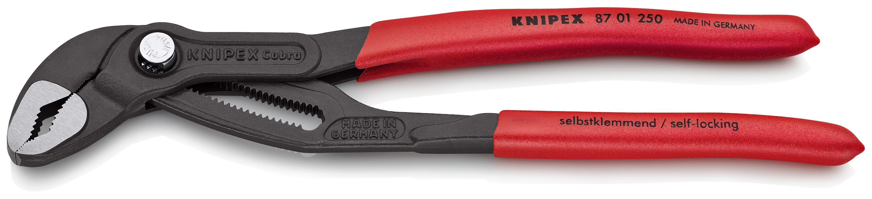 KNIPEX Hightech-Wasserpumpenzange Cobra grau atramentiert 250 mm
