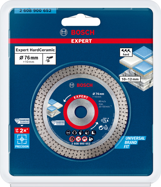 BOSCH EXPERT HardCeramic 76 mm Diamanttrennscheiben 76 x 1,5 x 10 mm BOSCH EXPERT HardCeramic 76 mm Diamanttrennscheiben 76 x 1,5 x 10 mm
