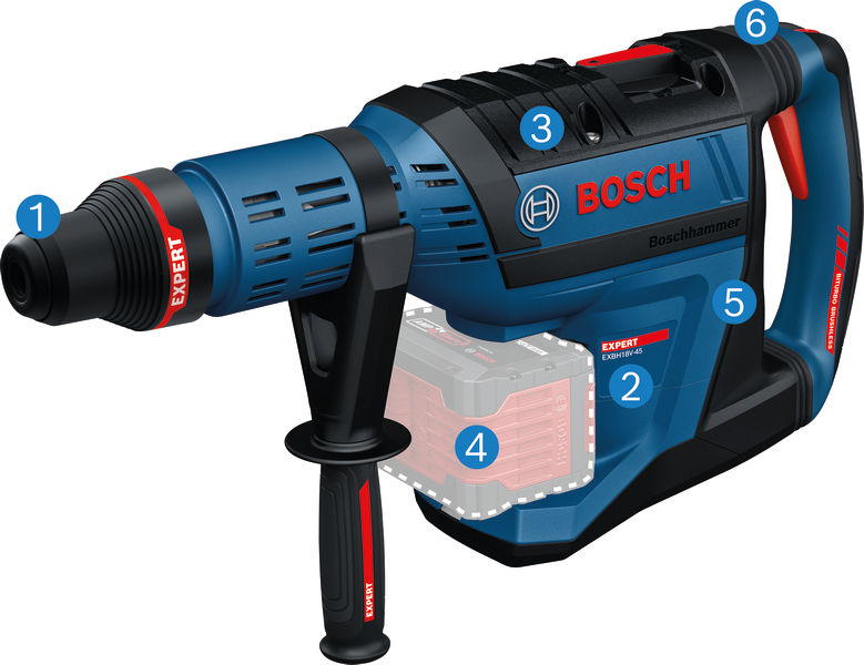 BOSCH EXPERT Akku-Bohrhammer mit SDS max EXBH18V-45, XL-BOXX BOSCH EXPERT Akku-Bohrhammer mit SDS max EXBH18V-45, XL-BOXX