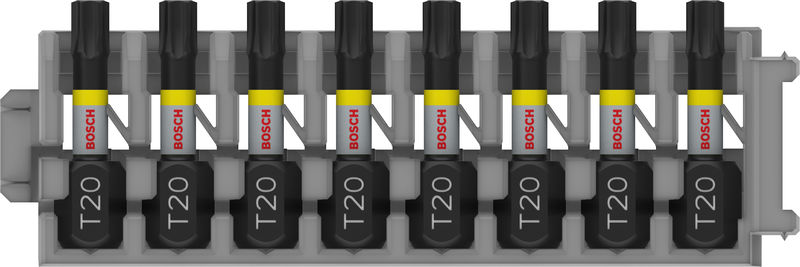 BOSCH PRO Torx Impact Bit, T20, 25 mm, 8-tlg. BOSCH PRO Torx Impact Bit, T20, 25 mm, 8-tlg.