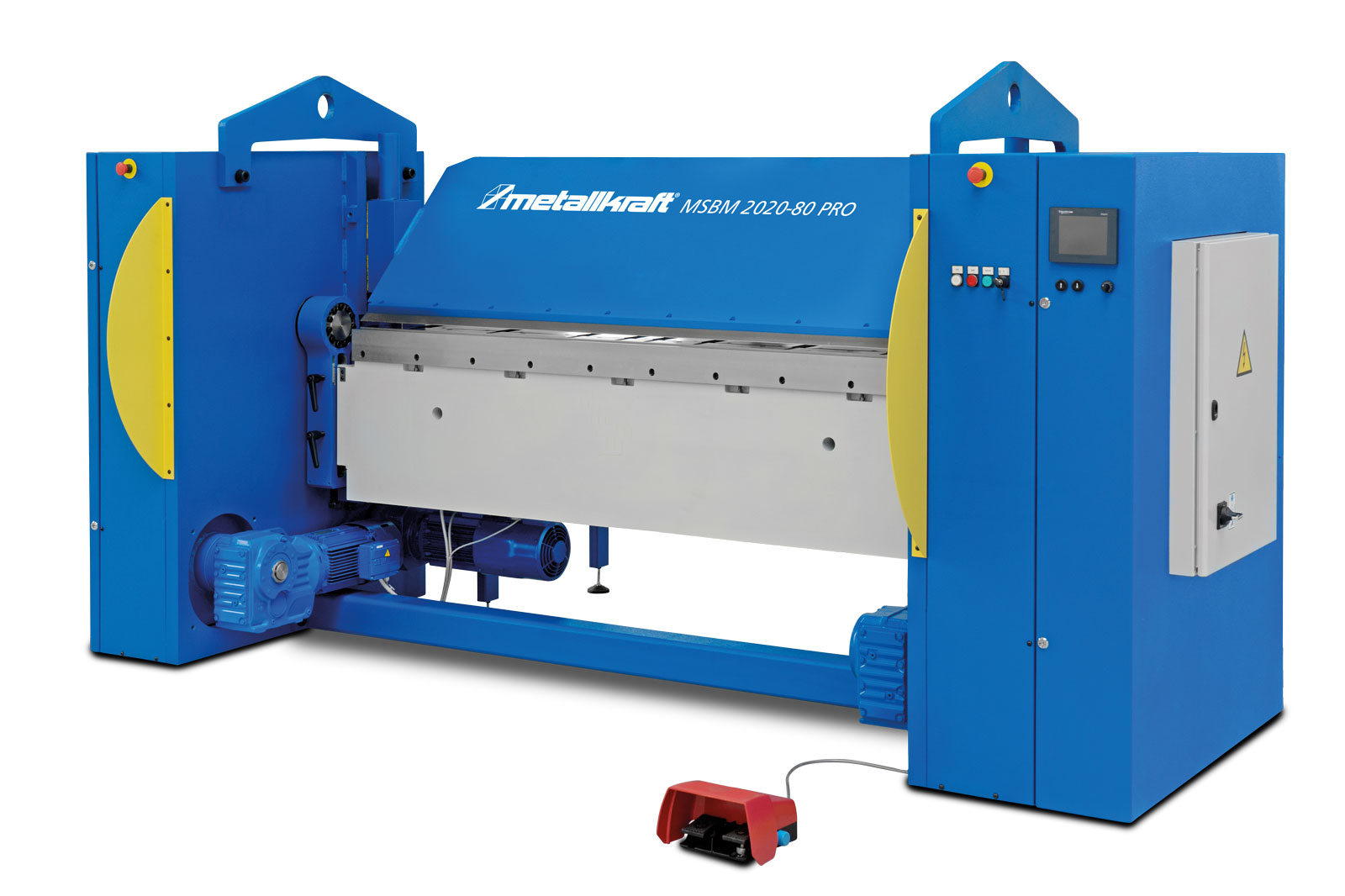 Metallkraft Motorische Schwenkbiegemaschine in sehr schwerer Ausführung MSBM 2020-80 PRO