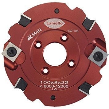 LAMELLO HW-Wendeschneidenfräser 100 x 8 x 22 mm Z4+V4