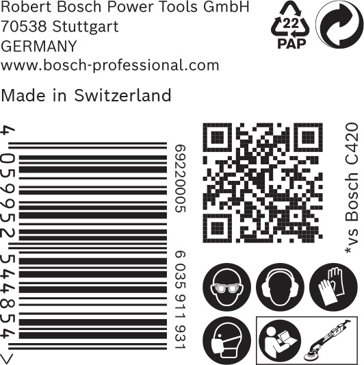 BOSCH EXPERT C470 Schleifp. mit 19 Löchern für Trockenbauschl., 225 mm, K 60, 25 Stk. BOSCH EXPERT C470 Schleifp. mit 19 Löchern für Trockenbauschl., 225 mm, K 60, 25 Stk.