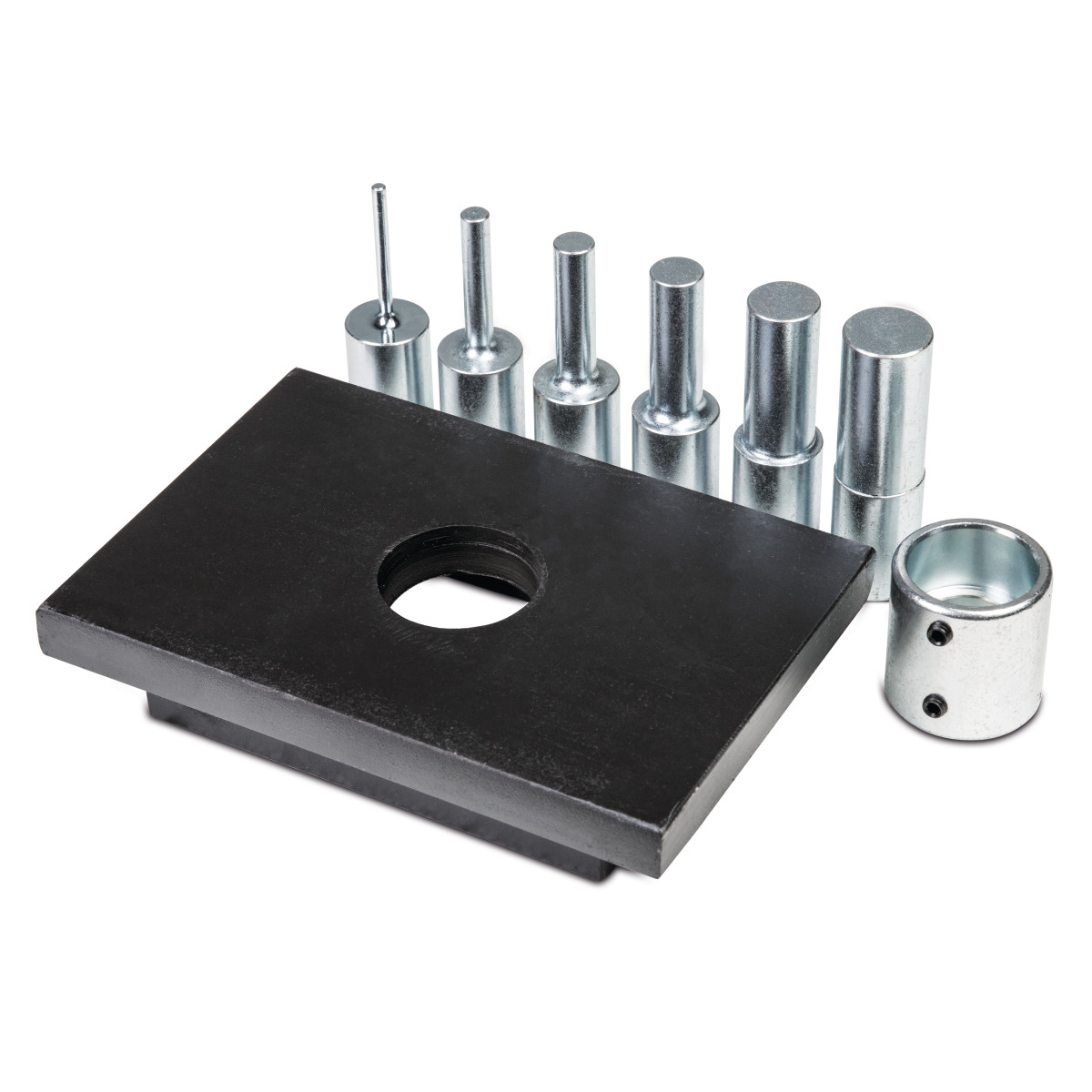 METALLKRAFT 6-teiliger Druckdornsatz mit Lochplatte WPP 15 T METALLKRAFT 6-teiliger Druckdornsatz mit Lochplatte WPP 15 T