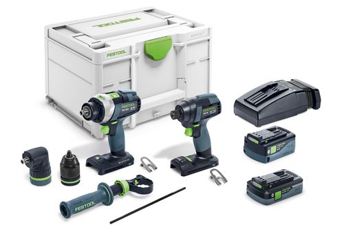 FESTOOL Schrauber- und Bohrer-Set TID 18 5,0/4,0-Set TPC 18/4 FESTOOL Schrauber- und Bohrer-Set TID 18 5,0/4,0-Set TPC 18/4