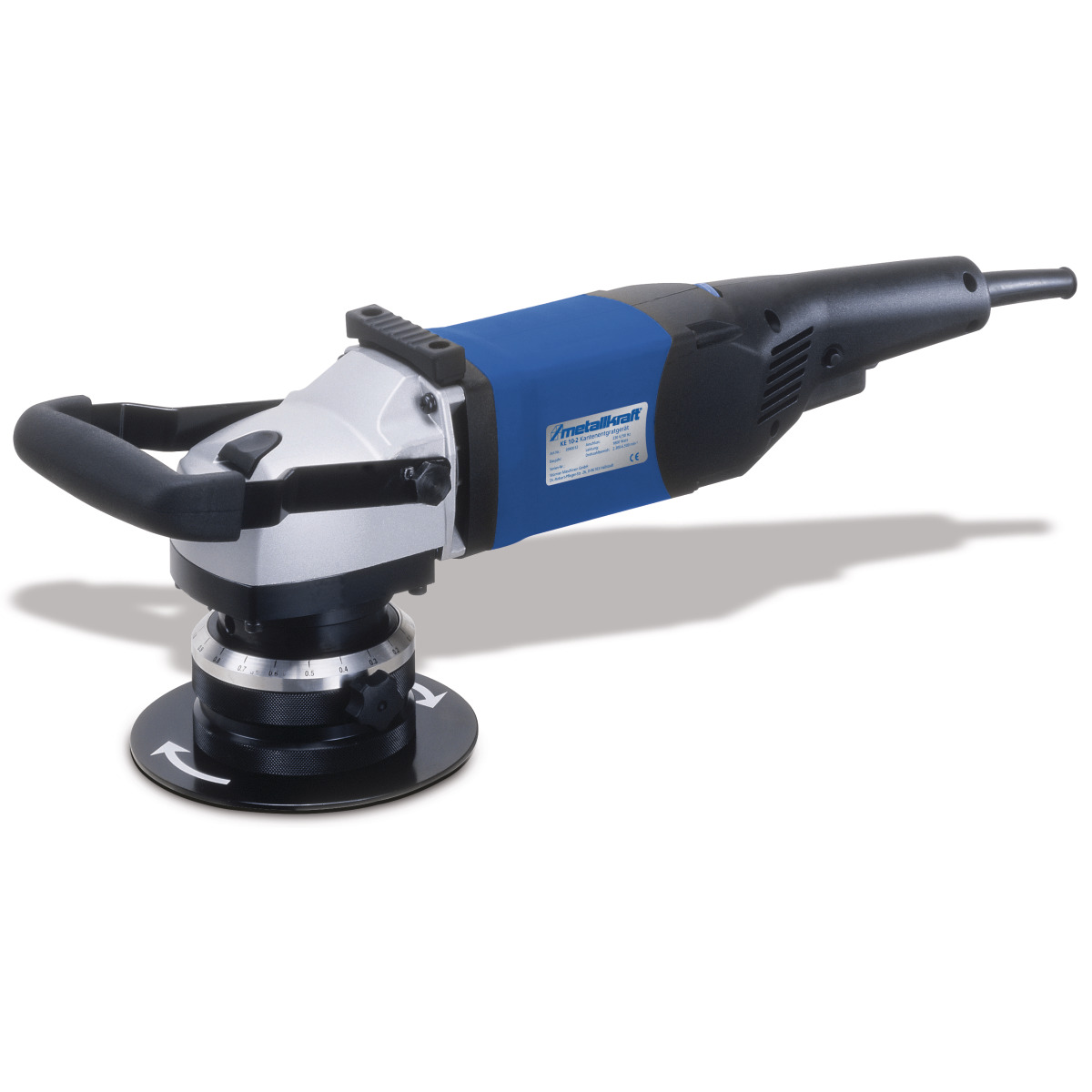 METALLKRAFT Kantenentgrater für Radien, Bohrungen, Innen- und Außenkanten, bis 10,6 mm Fasenbreite KE 10-2