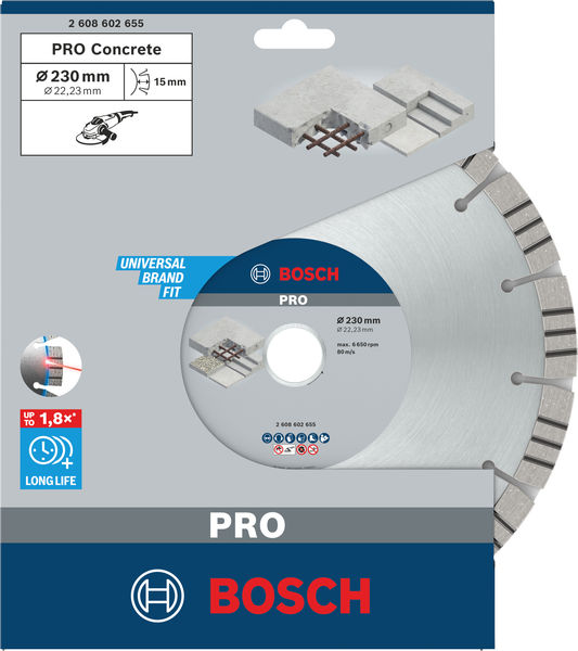 BOSCH Diamanttrennscheibe Best for Concrete BOSCH Diamanttrennscheibe Best for Concrete