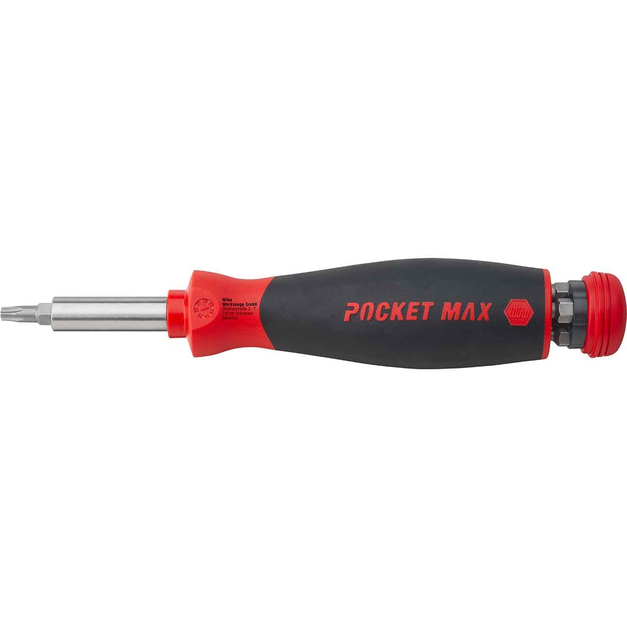 WIHA Schraubendreher mit Bitmagazin PocketMax®magnetisch gemischt mit 8 Bits, 1/4" WIHA Schraubendreher mit Bitmagazin PocketMax®magnetisch gemischt mit 8 Bits, 1/4"