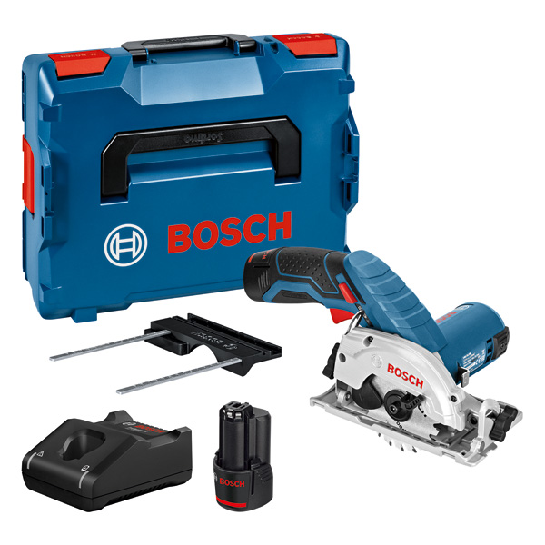 BOSCH Akku-Kreissäge GKS 12V-26, mit 2 x 3.0 Ah Li-Ion Akku, L-BOXX BOSCH Akku-Kreissäge GKS 12V-26, mit 2 x 3.0 Ah Li-Ion Akku, L-BOXX