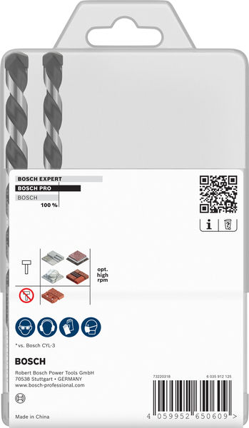 BOSCH PRO HEX-5 Bohrer-Set, 4x100, 5x100, 5x100, 6x100, 6x100, 8x150, 10x150 mm,7-tlg. BOSCH PRO HEX-5 Bohrer-Set, 4x100, 5x100, 5x100, 6x100, 6x100, 8x150, 10x150 mm,7-tlg.