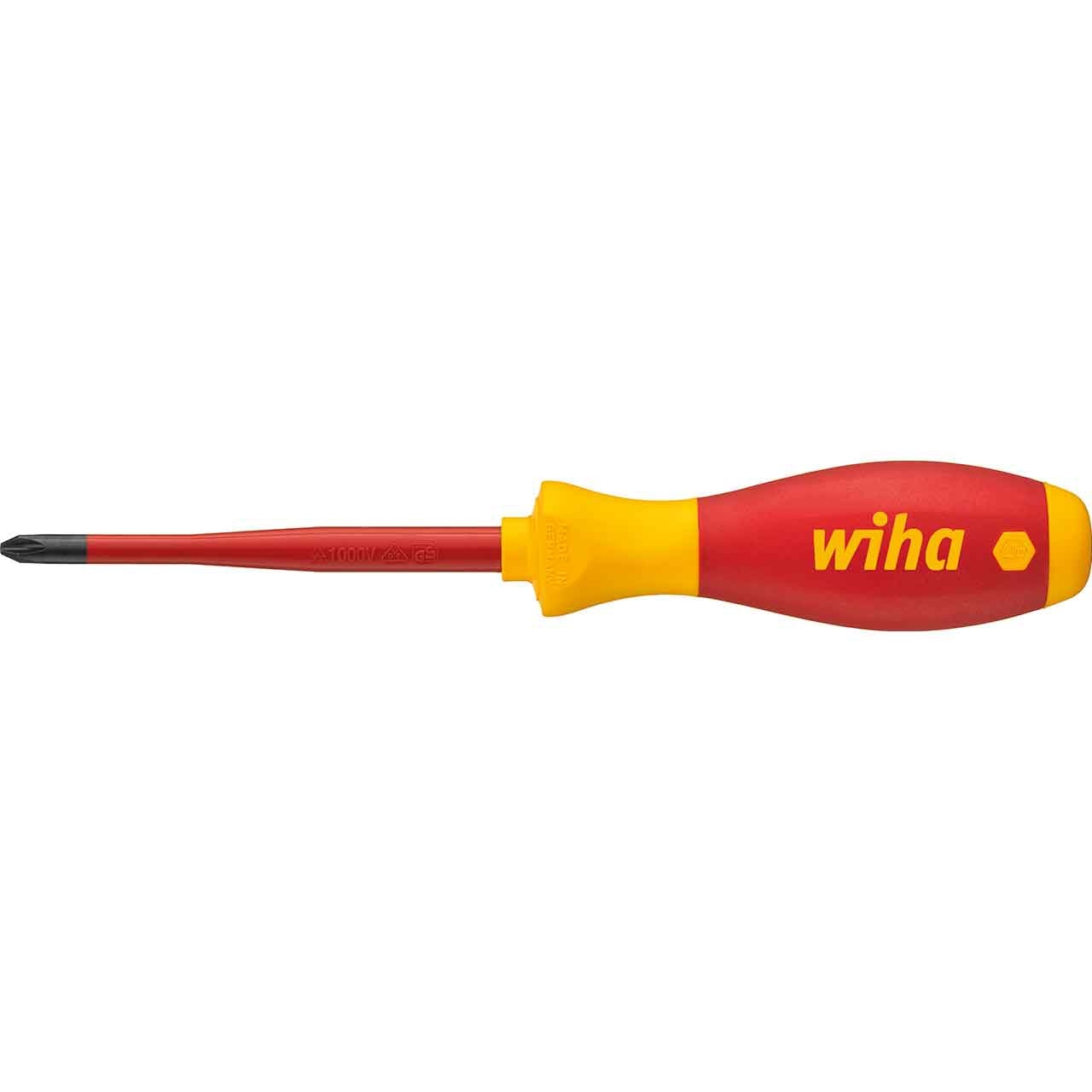 WIHA Schraubendreher SoftFinish® electric slimFix Phillips PH2 x 100 mm