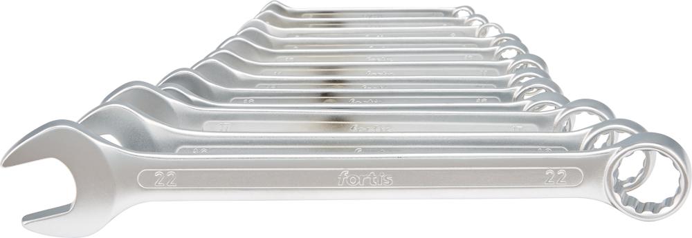 FORTIS Ringmaulschlüssel-Satz DIN3113A 6-22mm 12-teilig in Karton