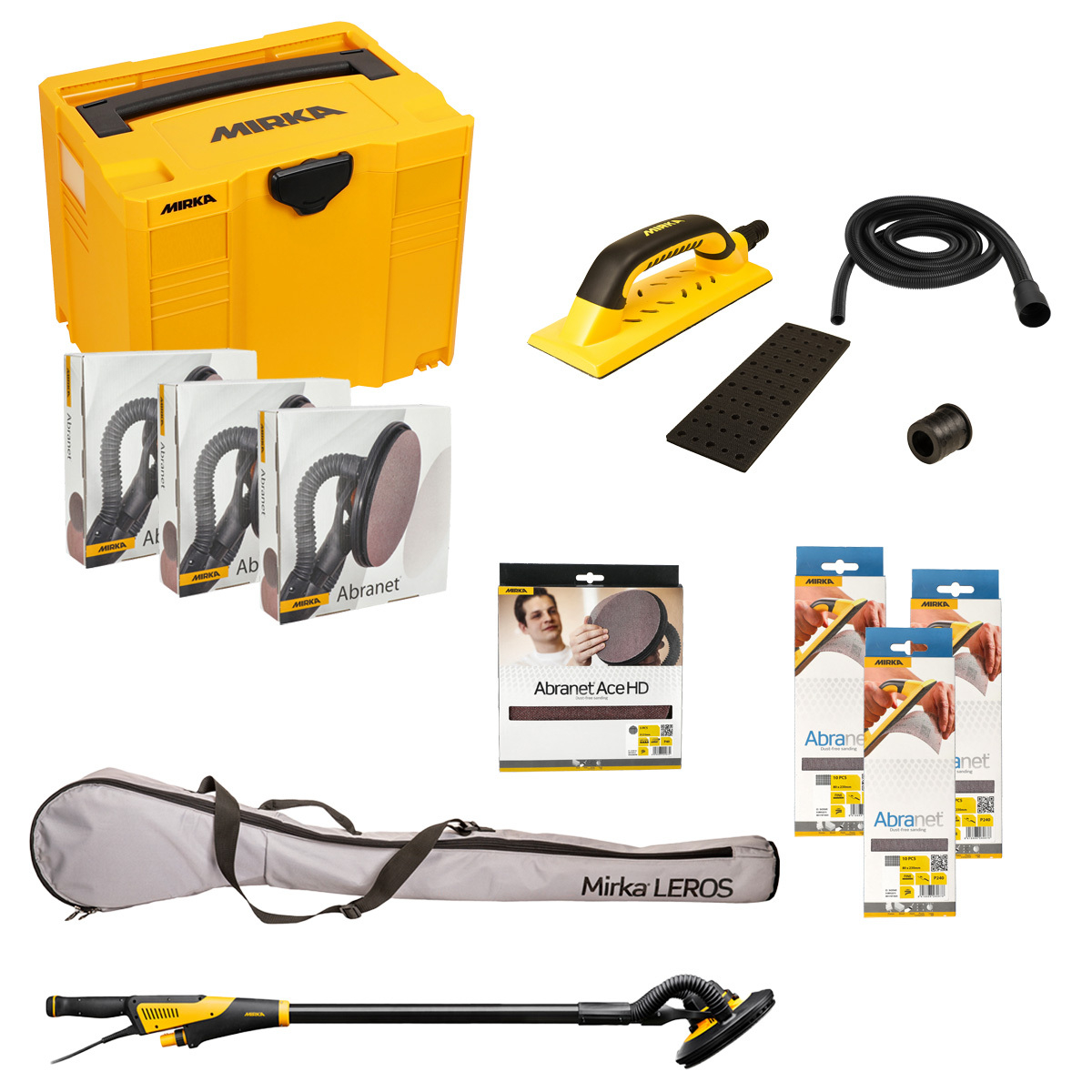 MIRKA Langhalsschleifer LEROS-SYSTEM