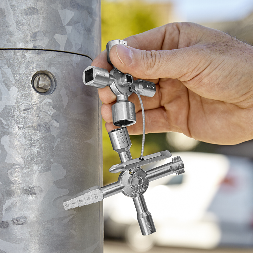 KNIPEX Schaltschrankschlüssel TwinKey KNIPEX Schaltschrankschlüssel TwinKey