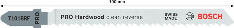 BOSCH Stichsägeblatt T 101 BRF Clean for Hard Wood, 25er-Pack BOSCH Stichsägeblatt T 101 BRF Clean for Hard Wood, 25er-Pack