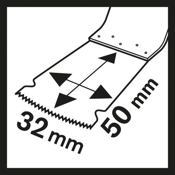 BOSCH HCS Tauchsägeblatt AIZ 32 EPC Wood, 50 x 32 mm, 1er-Pack BOSCH HCS Tauchsägeblatt AIZ 32 EPC Wood, 50 x 32 mm, 1er-Pack