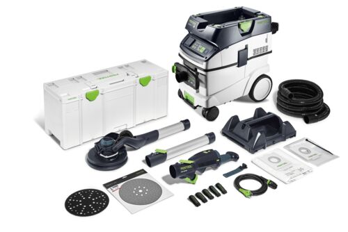FESTOOL Langhalsschleifer- und Sauger-Set PLANEX LHS 2 225 EQI/CTL 36-Set