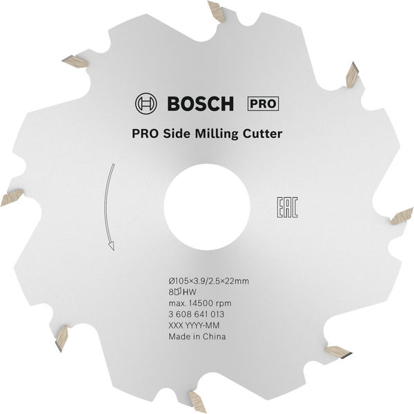 BOSCH Blattschneider, 8, 22 mm, 4 mm