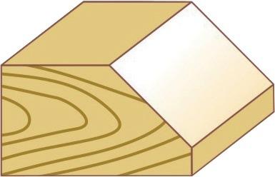FORTIS HW-Fasefräser 45° 32x15x56mm S8 FORTIS HW-Fasefräser 45° 32x15x56mm S8