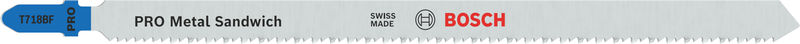 BOSCH PRO Metal Sandwich T718BF Stichsägeblatt, 180 mm, 3-tlg. BOSCH PRO Metal Sandwich T718BF Stichsägeblatt, 180 mm, 3-tlg.