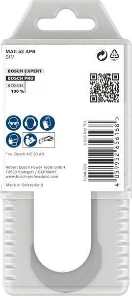 BOSCH PRO MAII 52 APB Blatt für Multifunktionswerkzeuge, 52 x 75 mm, 10-tlg.