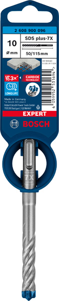 BOSCH EXPERT SDS plus-7X Hammerbohrer, 10x50x115mm BOSCH EXPERT SDS plus-7X Hammerbohrer, 10x50x115mm