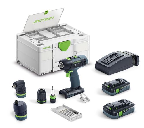 FESTOOL Akku-Bohrschrauber T 18+3 HPC 4,0 I-Set