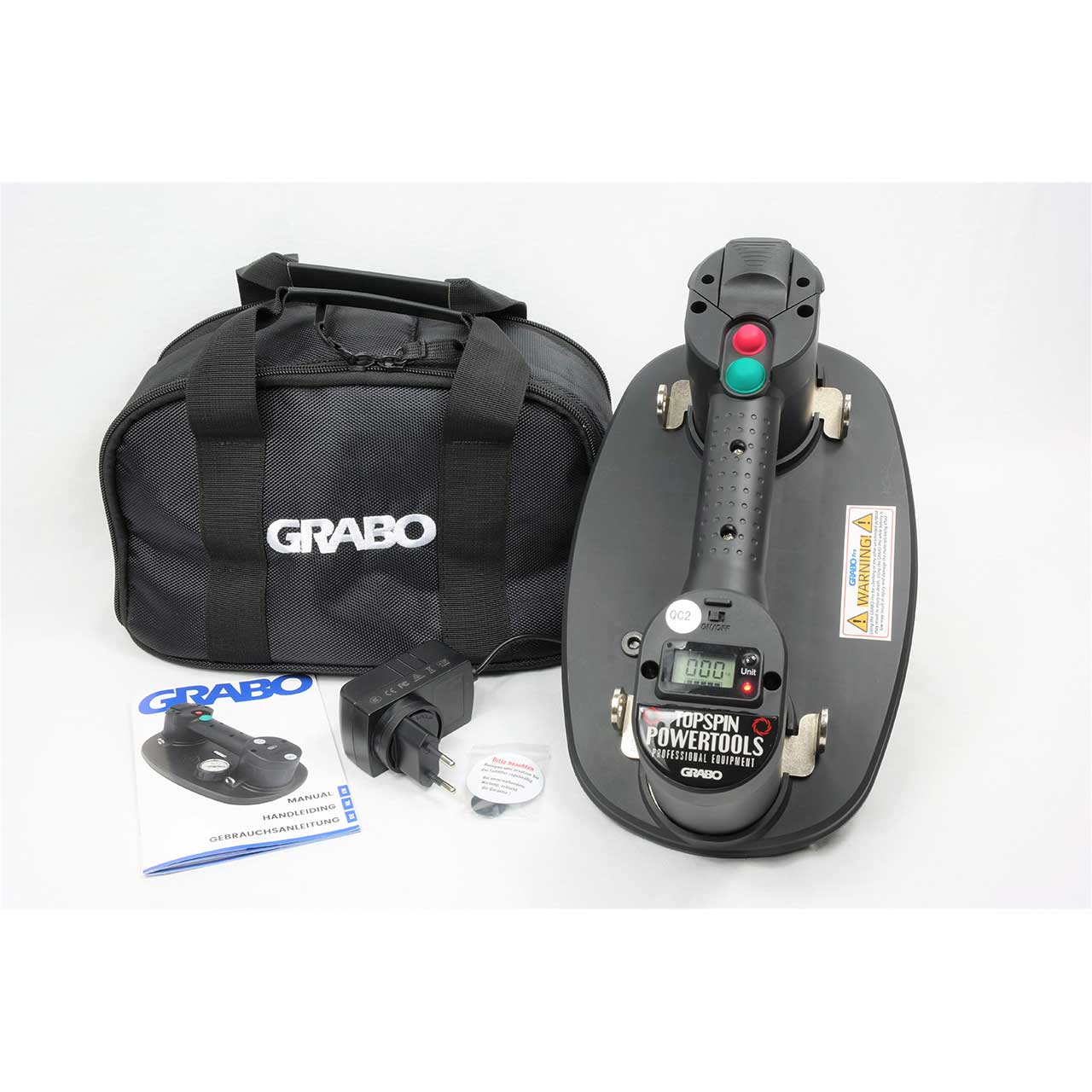 GRABO Akku-Vakuum-Saugheber Nemo Grabo Pro in Nylontasche GRABO Akku-Vakuum-Saugheber Nemo Grabo Pro in Nylontasche