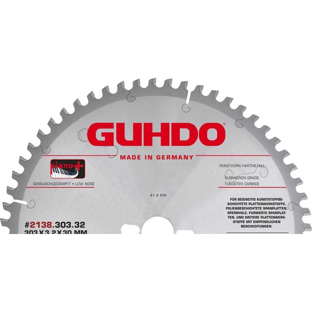 GUHDO HW-Sägeblatt 303x3,2/2,2x30 Z60HDFFN GUHDO HW-Sägeblatt 303x3,2/2,2x30 Z60HDFFN