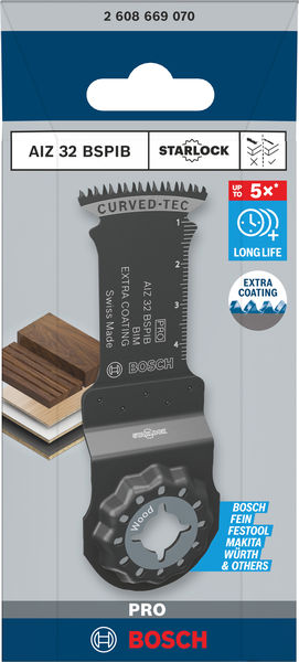 BOSCH PRO AIZ 32 BSPIB Blatt für Multifunktionswerkzeuge, 32 x 50 mm BOSCH PRO AIZ 32 BSPIB Blatt für Multifunktionswerkzeuge, 32 x 50 mm