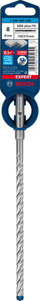 BOSCH EXPERT SDS plus-7X Hammerbohrer, 8 x 150 x 215 mm BOSCH EXPERT SDS plus-7X Hammerbohrer, 8 x 150 x 215 mm