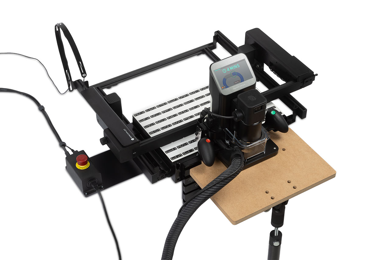 SHAPER Origin + Workstation + Plate + BenchPilot + Shelf Upgrade Kit SHAPER Origin + Workstation + Plate + BenchPilot + Shelf Upgrade Kit