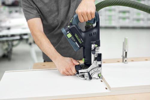 FESTOOL Akku-Dübelfräse DOMINO DFC 500 E-Basic FESTOOL Akku-Dübelfräse DOMINO DFC 500 E-Basic
