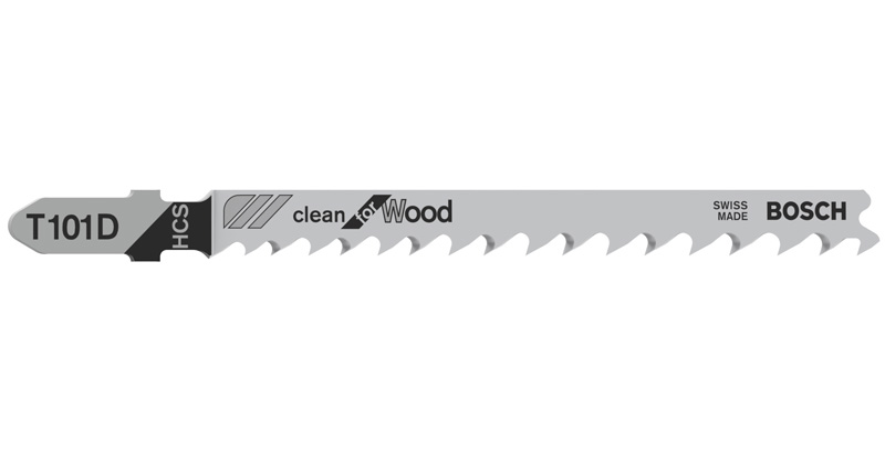 BOSCH Stichsägeblatt T 101 D Clean for Wood, 100er-Pack BOSCH Stichsägeblatt T 101 D Clean for Wood, 100er-Pack