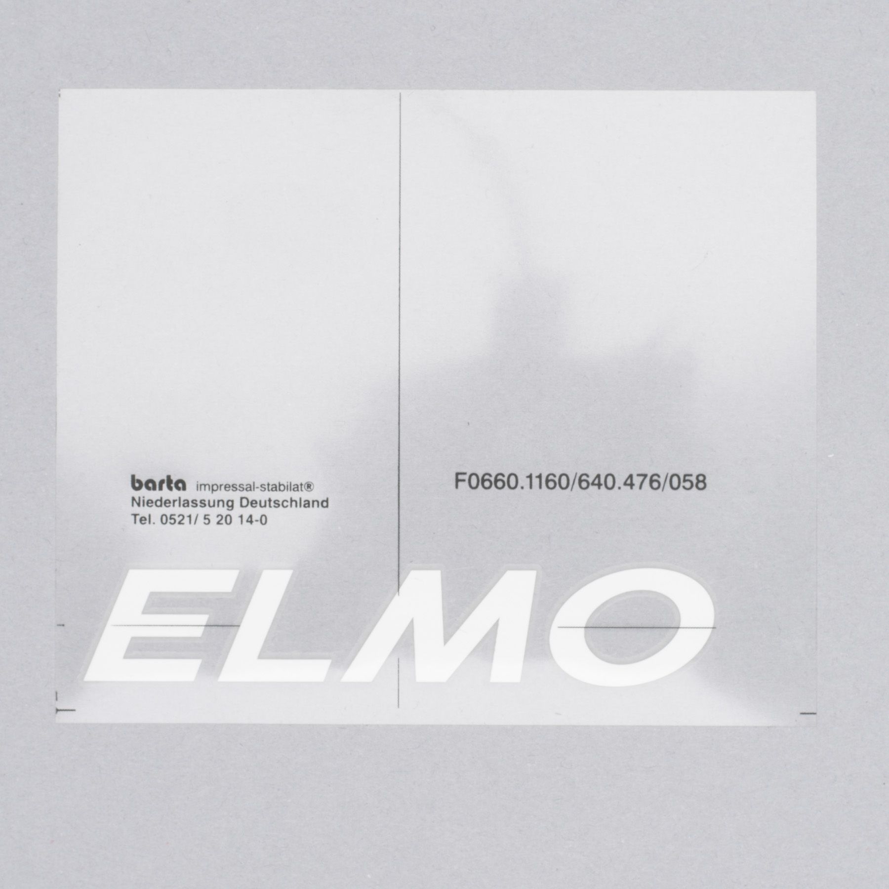 ALTENDORF Folie ELMO Schriftzug