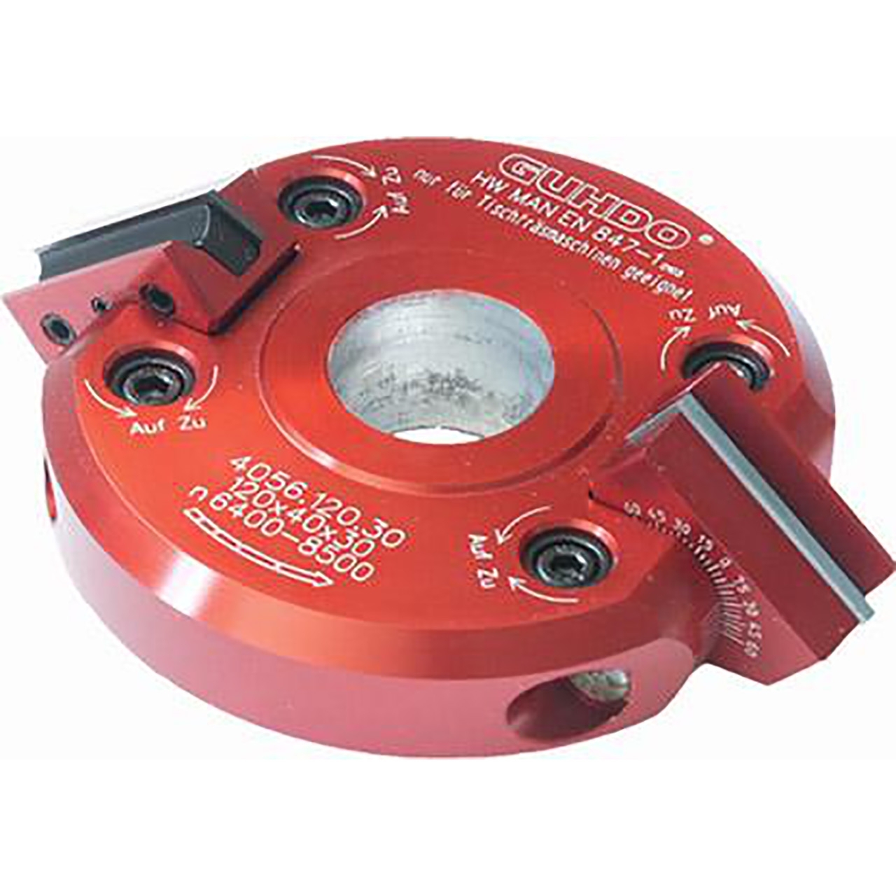 GUHDO HW-Wendeplatten-Schwenkmesserkopf Z2 130x50x30 bis 67° MAN