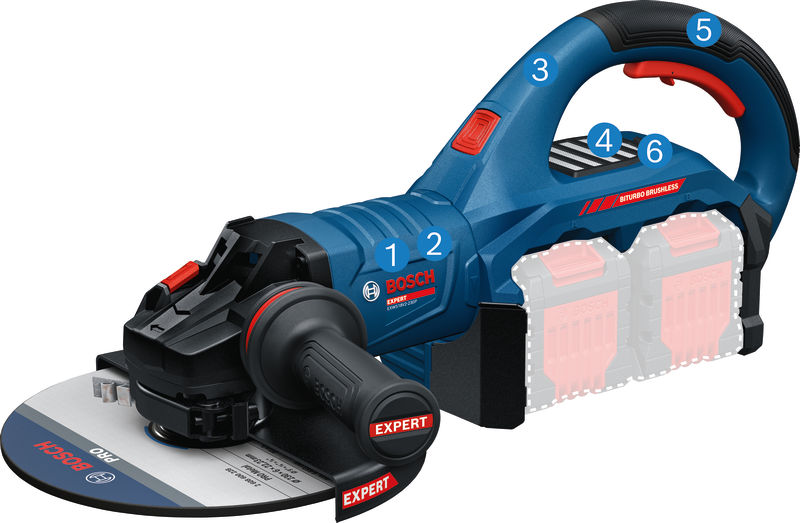 BOSCH EXPERT Akku-Winkelschleifer EXWS18V2-230P BOSCH EXPERT Akku-Winkelschleifer EXWS18V2-230P