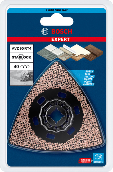 BOSCH EXPERT Sanding Plate AVZ 90 RT4 Blatt für Multifunktionswerkzeuge, 90 mm BOSCH EXPERT Sanding Plate AVZ 90 RT4 Blatt für Multifunktionswerkzeuge, 90 mm