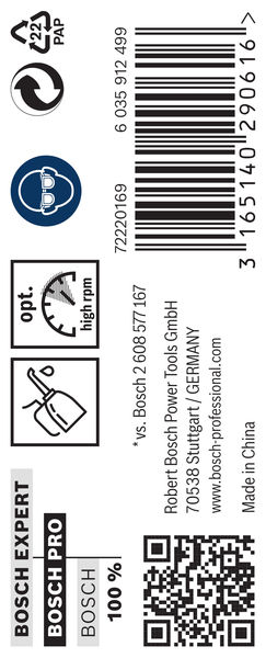 BOSCH Metallbohrer HSS-G, DIN 338