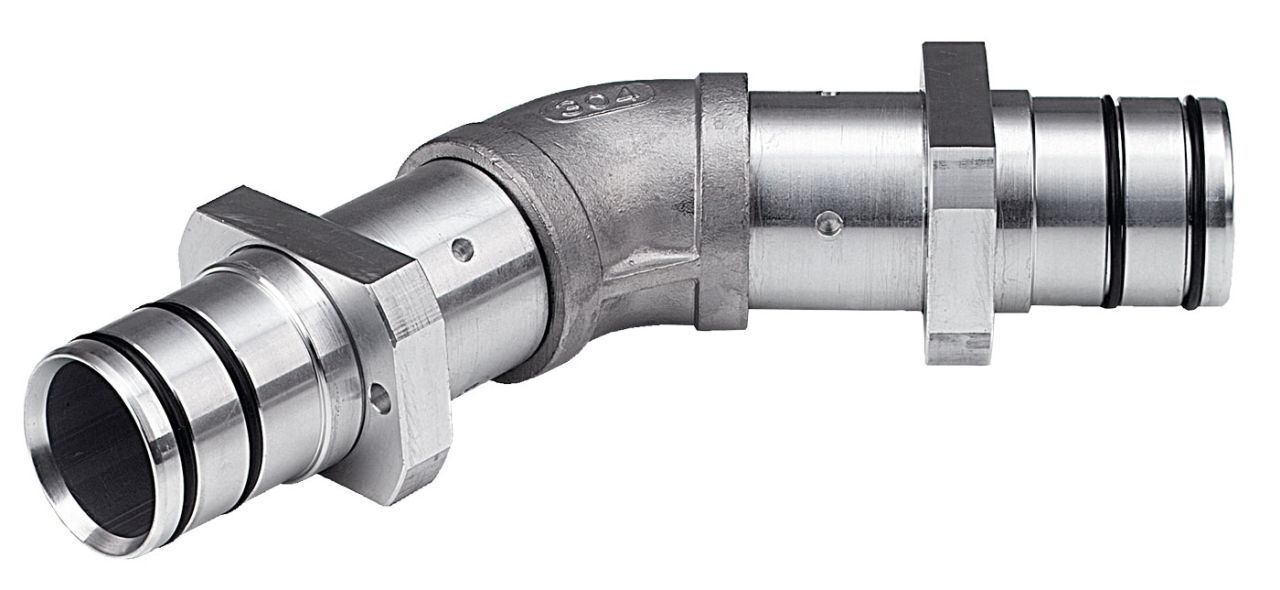 AIRCRAFT Bogen 45°  80 mm