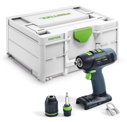FESTOOL Akku-Bohrschrauber T 18+3-Basic
