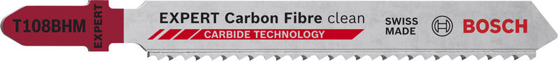 BOSCH EXPERT Carbon Fiber Clean T 108 BHM Stichsägeblatt, 3-tlg. BOSCH EXPERT Carbon Fiber Clean T 108 BHM Stichsägeblatt, 3-tlg.