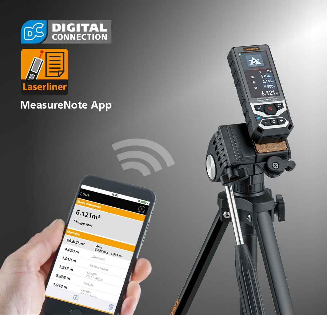 LASERLINER Entfernungsmesser DistanceMaster LiveCam LASERLINER Entfernungsmesser DistanceMaster LiveCam