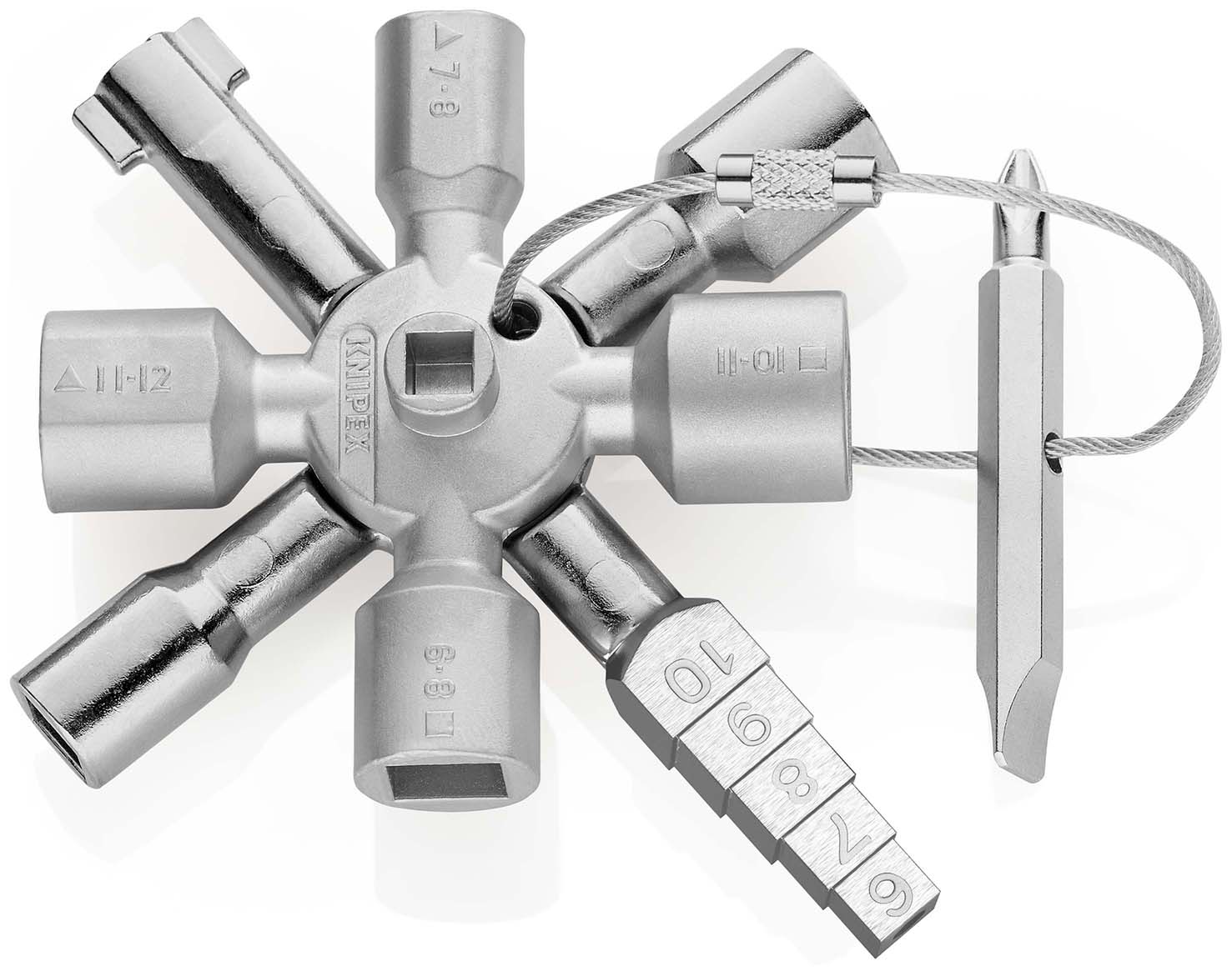 KNIPEX Schaltschrankschlüssel TwinKey KNIPEX Schaltschrankschlüssel TwinKey