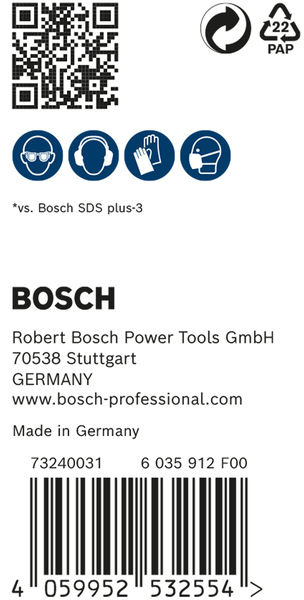 BOSCH EXPERT SDS plus-7X Hammerbohrer, 6 x 150 x 215 mm, 30-tlg.