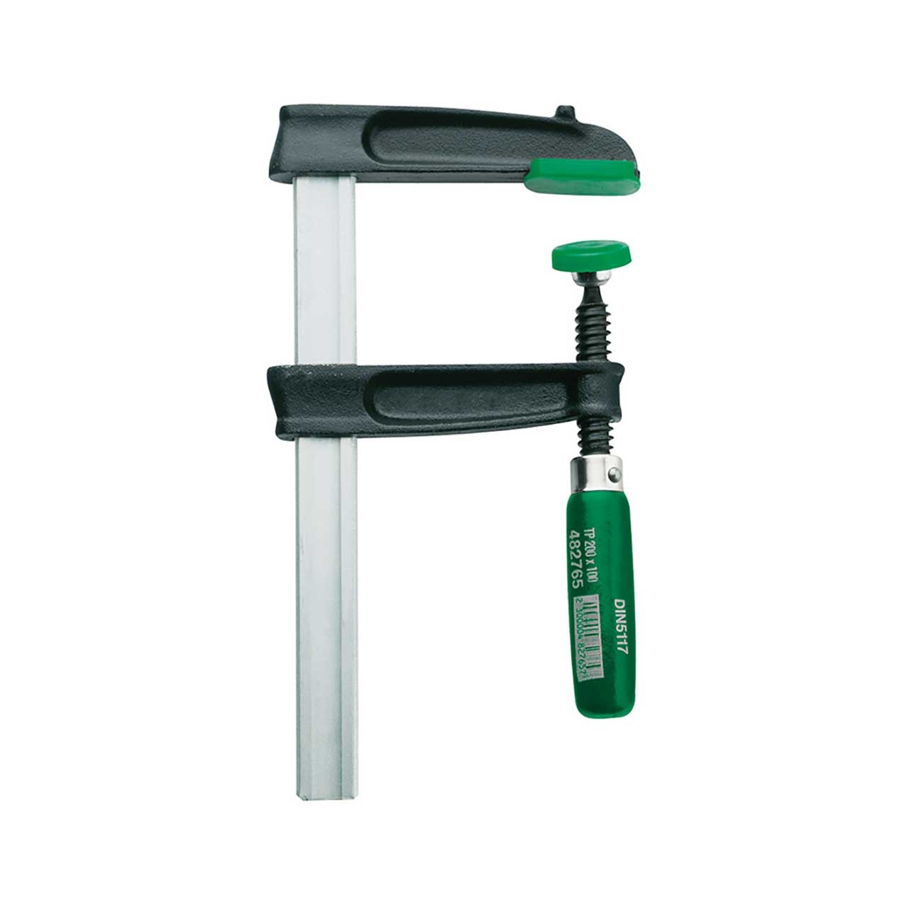 FORTIS Schraubzwinge Temperguss 200 x100mm DIN