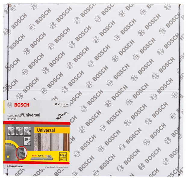 BOSCH PRO Multi Material Diamanttrennscheibe, 230 x 22,23 mm, 10-tlg. BOSCH PRO Multi Material Diamanttrennscheibe, 230 x 22,23 mm, 10-tlg.