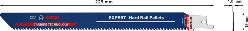 BOSCH EXPERT Hard Nail Pallets S1122CHM Säbelsägeblatt, 1 Stk. BOSCH EXPERT Hard Nail Pallets S1122CHM Säbelsägeblatt, 1 Stk.