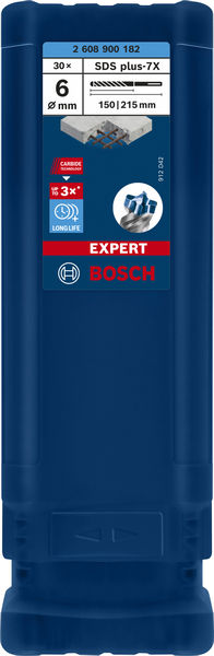BOSCH EXPERT SDS plus-7X Hammerbohrer, 6 x 150 x 215 mm, 30-tlg. BOSCH EXPERT SDS plus-7X Hammerbohrer, 6 x 150 x 215 mm, 30-tlg.