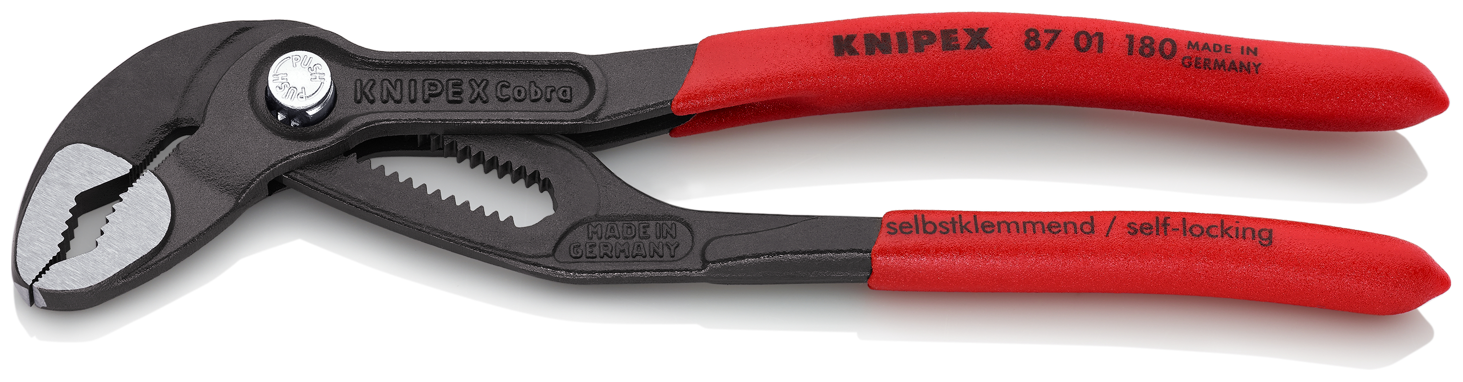 KNIPEX Hightech-Wasserpumpenzange Cobra grau atramentiert 180 mm KNIPEX Hightech-Wasserpumpenzange Cobra grau atramentiert 180 mm